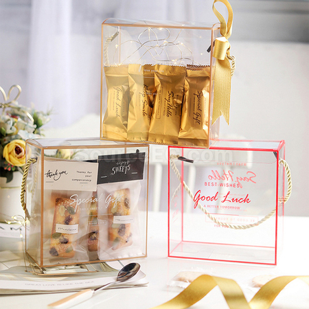 Customization Portable Transparent Gift Box Promotional Products