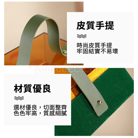 Customization Transparent Acrylic Portable Gift Box Promotional Products