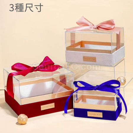 Customization Tie-Bow Acrylic Portable Gift Box Promotional Products
