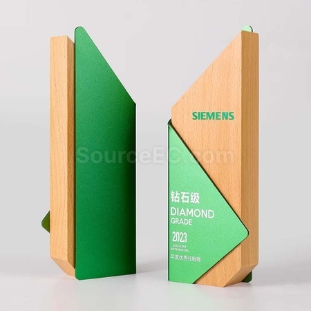 Customization Wooden Metal Trophy Promotional Products
