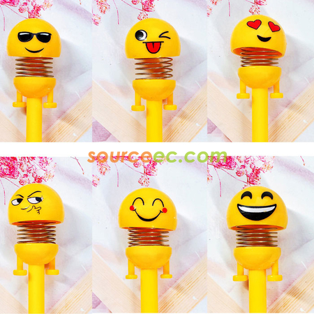 Customization Smiley Spring Pen Promotional Products