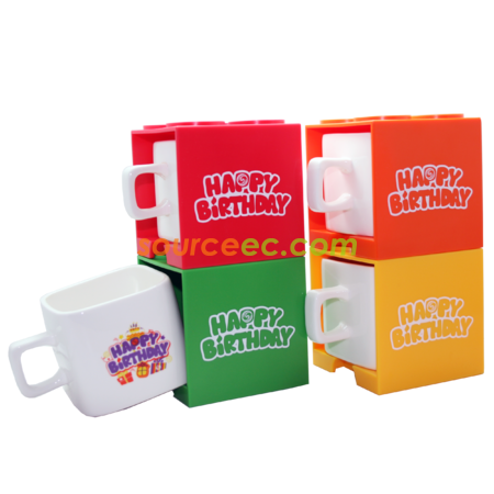 Customization 250ML Gattola Cube Mug Promotional Products