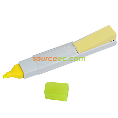Customization Highlighter Pen With Memo Pad Promotional Products