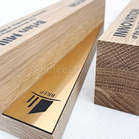 Customization Wooden Metal Trophy Promotional Products