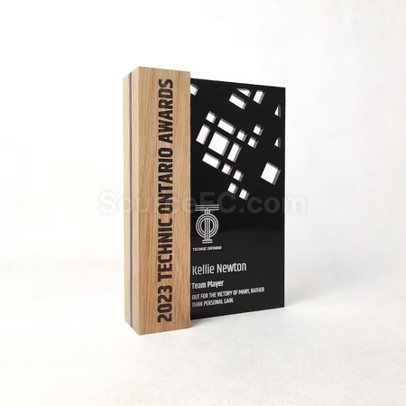 Customization Wooden Acrylic Trophy Promotional Products