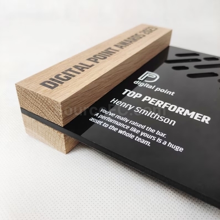 Customization Wooden Acrylic Trophy Promotional Products