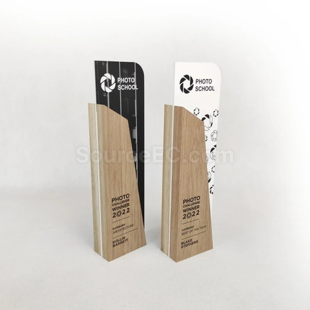 Customization Wooden Acrylic Trophy Promotional Products
