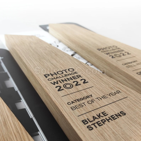 Customization Wooden Acrylic Trophy Promotional Products