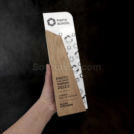 Customization Wooden Acrylic Trophy Promotional Products