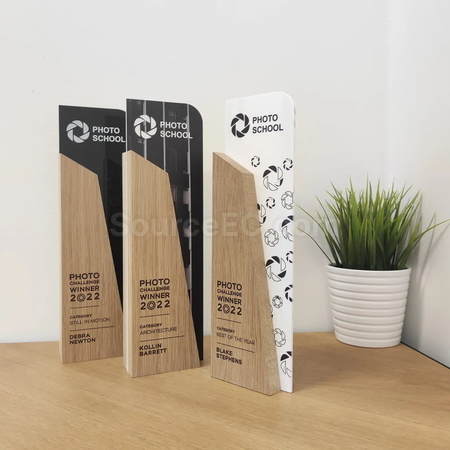 Customization Wooden Acrylic Trophy Promotional Products