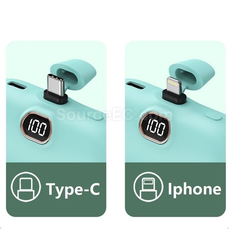 Customization Wireless Capsule Charging Bank Promotional Products