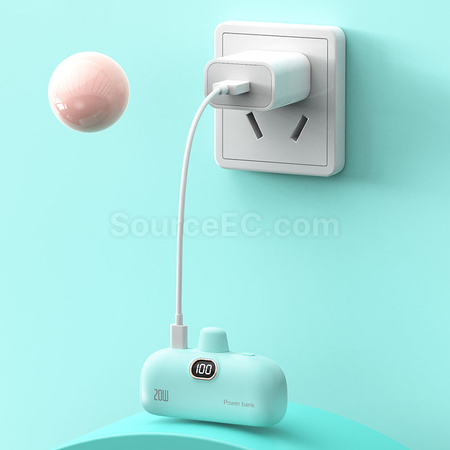 Customization Wireless Capsule Charging Bank Promotional Products