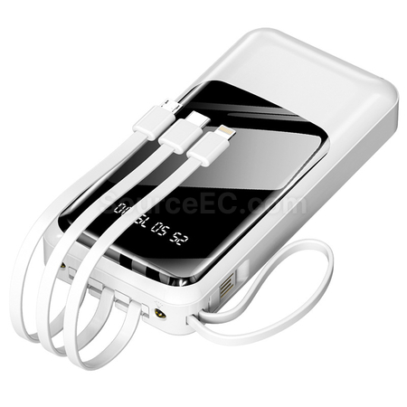 Customization Comes with 4-wire Power Bank Promotional Products