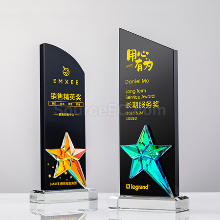 Customization Gradient Crystal Trophy Promotional Products