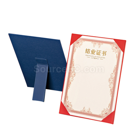 Customization PU Certificate Frame Promotional Products