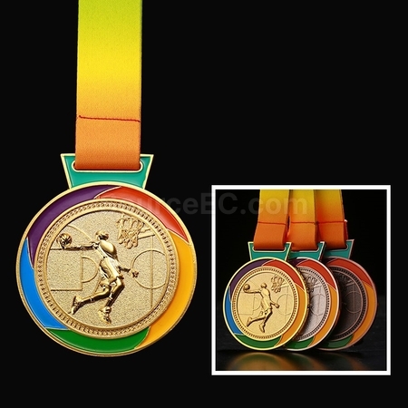 Customization Basketball Metal Medal Promotional Products