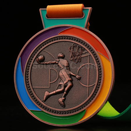 Customization Basketball Metal Medal Promotional Products