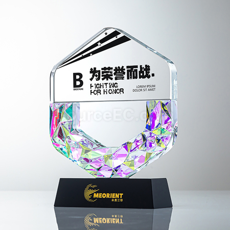Customization Gradient Crystal Trophy Promotional Products