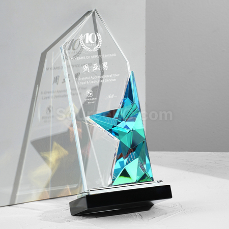 Customization Gradient Crystal Trophy Promotional Products