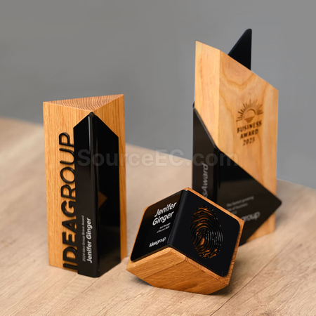 Customization Wooden Acrylic Trophy Promotional Products
