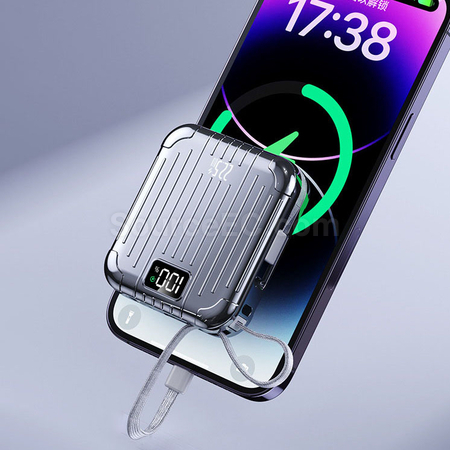 Customization 10000mAh Power Bank with Charge Cable Promotional Products