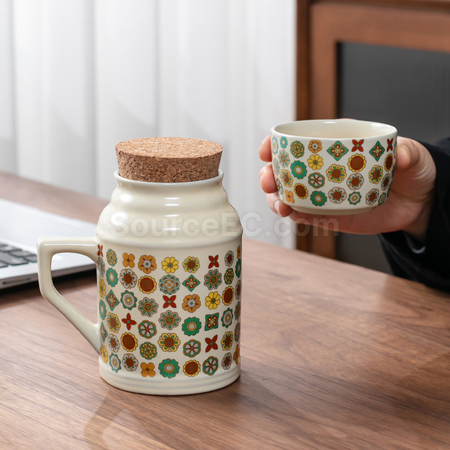 Customization Large Capacity Ceramic Thermal Mug Promotional Products
