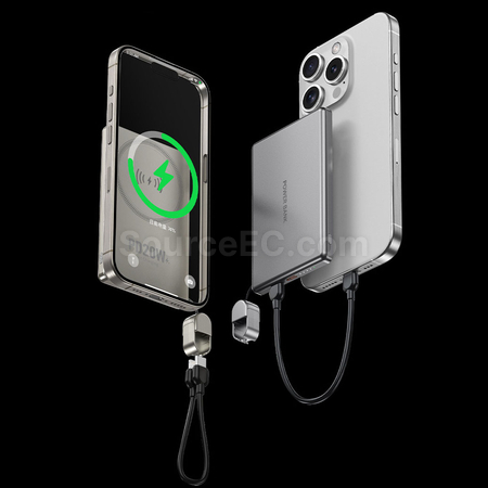 Customization 3C Certified Magnetic Wireless Power Bank Promotional Products