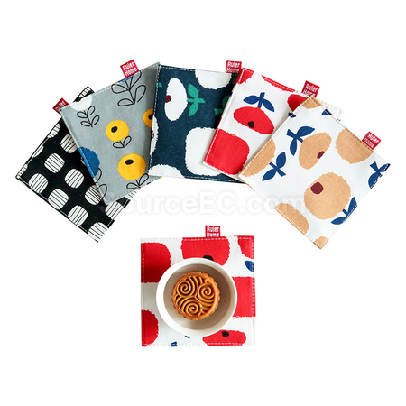Customization Cotton Coasters Promotional Products