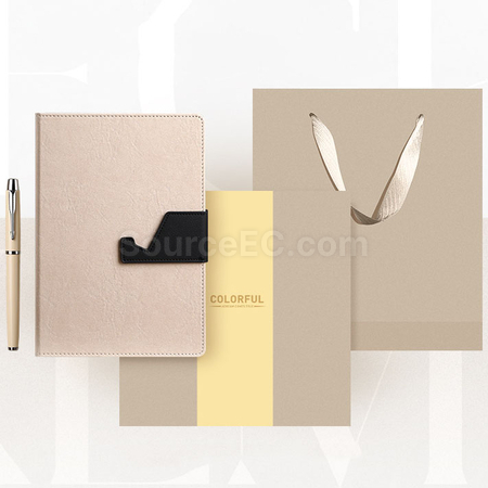 Customization PU Phone Holder and Notebook Promotional Products