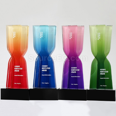 Customization Wood Crystal Trophy Promotional Products
