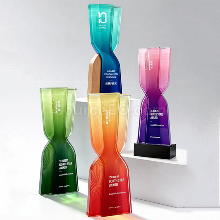 Customization Wood Crystal Trophy Promotional Products