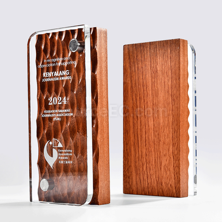 Customization Wood Crystal Trophy Promotional Products