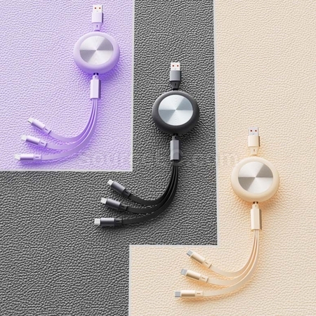 Customization 3 in 1 Retractable Charging Cable Promotional Products
