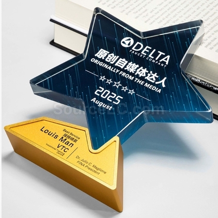 Customization Crystal & Metal Trophy Promotional Products