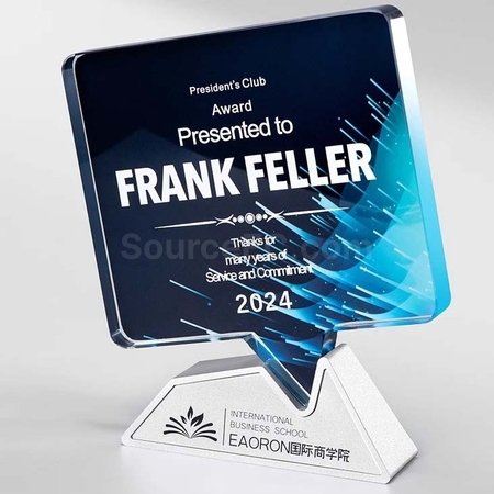Customization Crystal & Metal Trophy Promotional Products