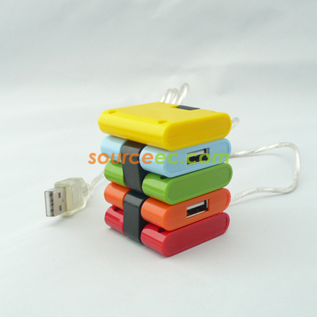Customization Foldable Square USB Hub Promotional Products