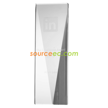 Customization Blue Crystal Trophy Promotional Products