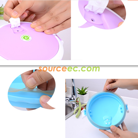 Customization Two-layer Stainless Steel Insulation  Lunch Box Promotional Products