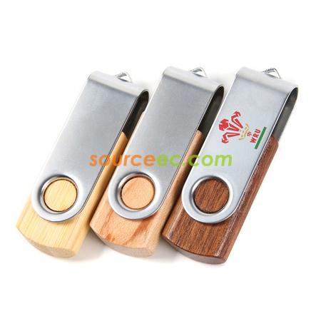 Customization Eco Wooden USB Flash Drive Promotional Products