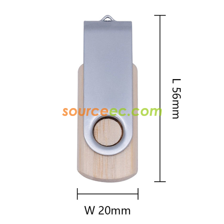 Customization Eco Wooden USB Flash Drive Promotional Products