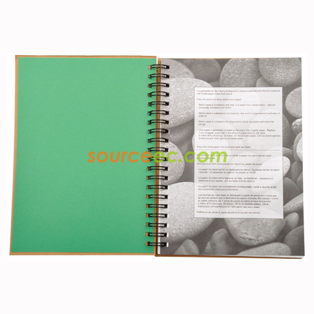 Customization Recycled Stone Paper Notebook Promotional Products