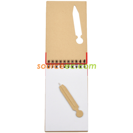 Customization Recycled Notebook With Ball Pen Promotional Products