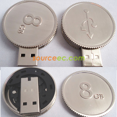 Customization Coin USB Disk Promotional Products