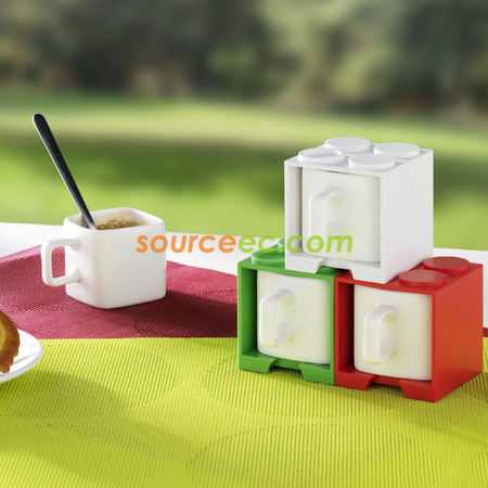 Customization 120ML Gattola Cube Mug Mini  Promotional Products