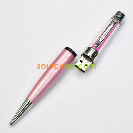 Customization Crystal  USB Pen With Stylus Promotional Products