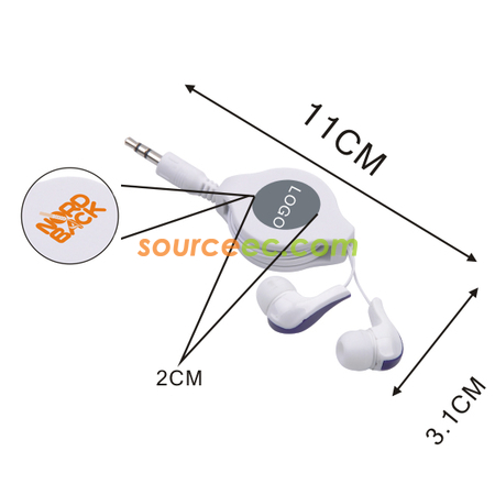 Customization Retractable Earbuds Promotional Products