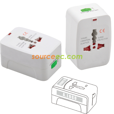 Customization Square Universal Travel Adapter Promotional Products