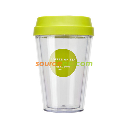 Customization 320ML Small Green Coffee Cup Promotional Products