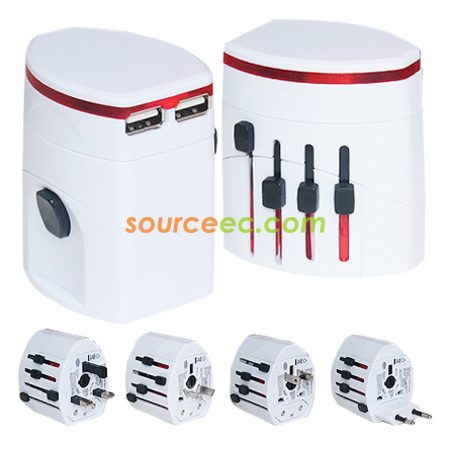  Universal Travel Adapter with USB