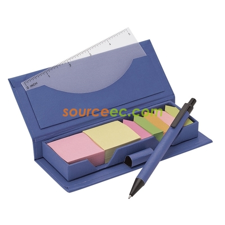 Customization Green Notes With Pen Box Promotional Products